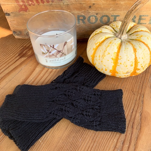 ✨OPEN WEAVE KNIT HAND ARM WARMER/FINGERLESS GLOVES W/THUMBHOLES - Picture 1 of 4